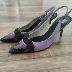 Coach sling back heels, size 9